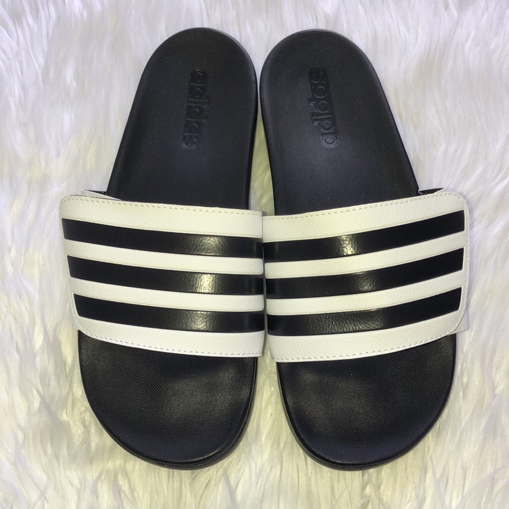 ADIDAS Adilette comfort adjustable slides NWT